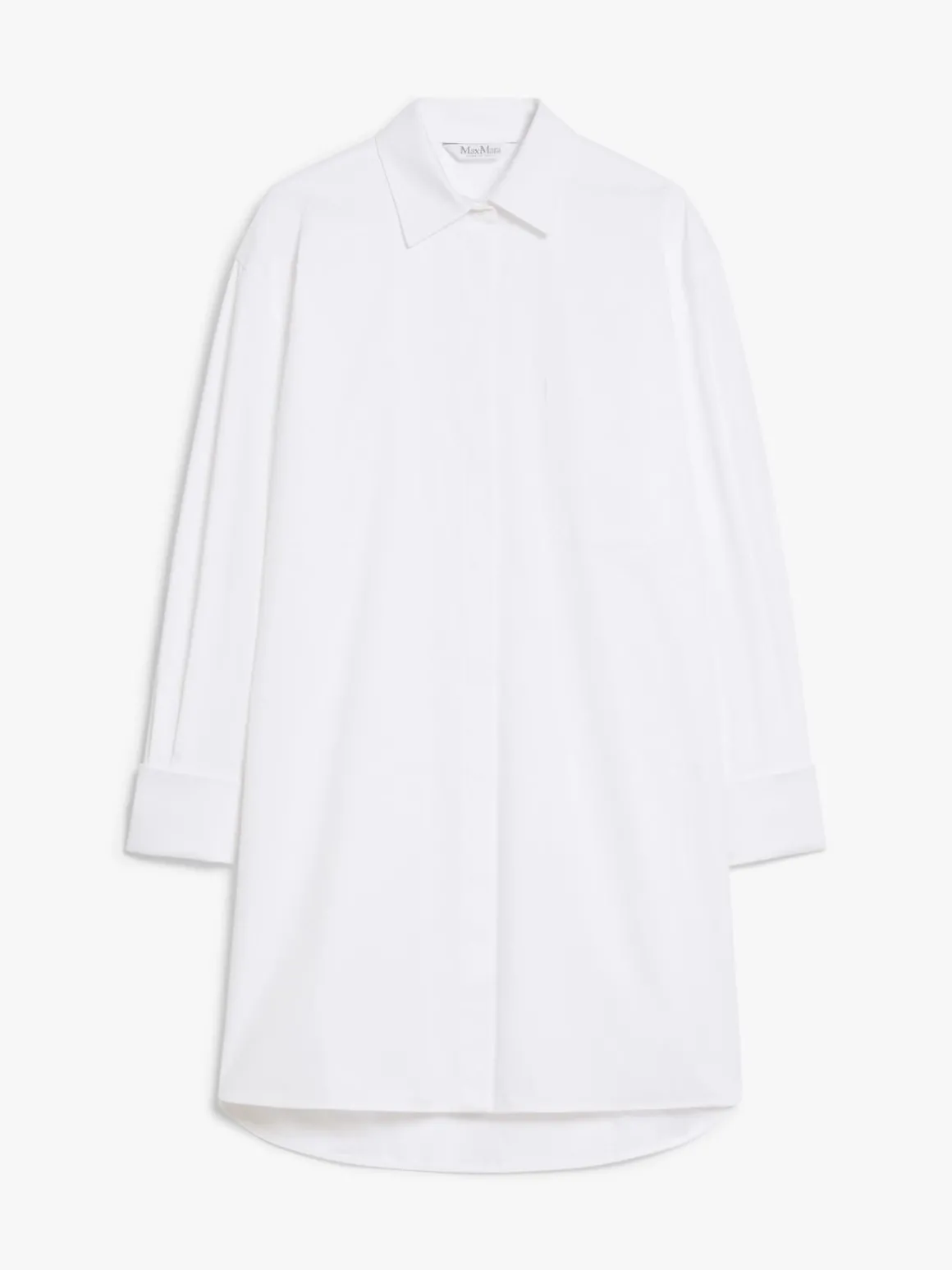 Abito a camicia in twill di cotone
