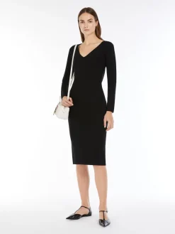 Abito aderente in viscosa stretch