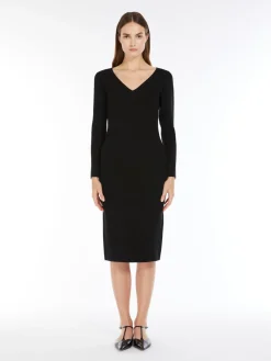 Abito aderente in viscosa stretch