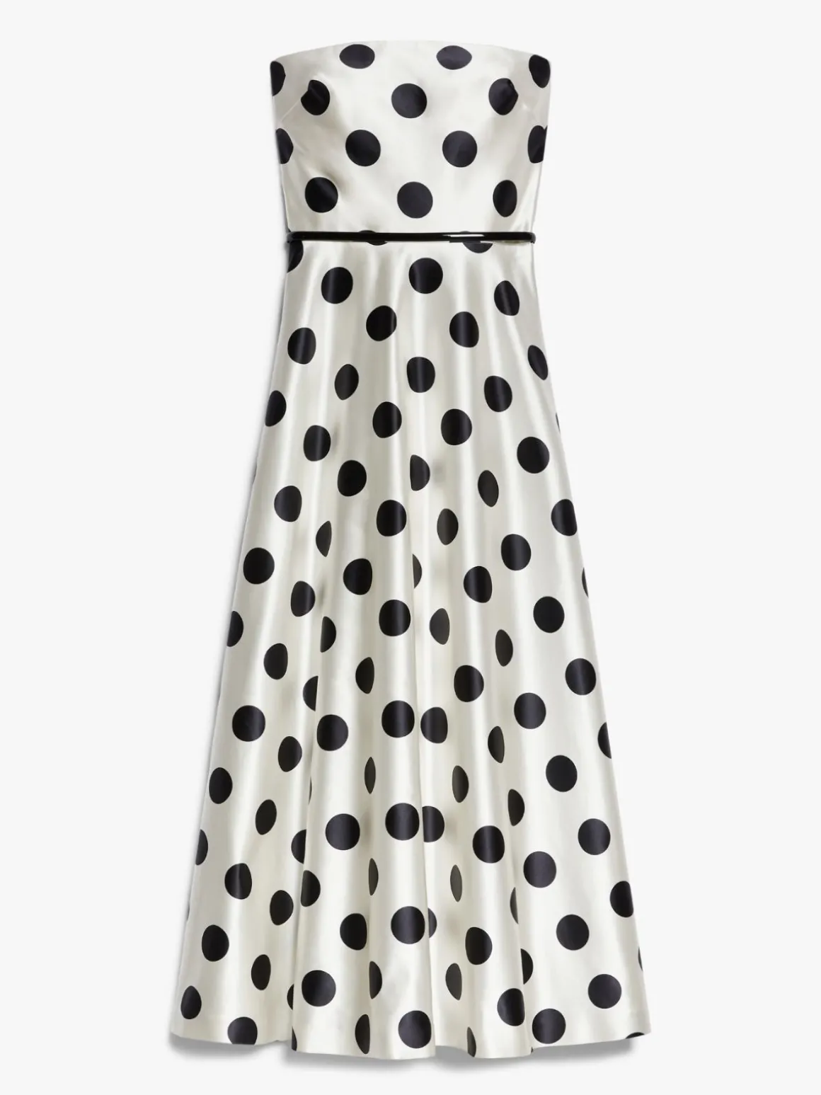 Abito bustier in duchesse