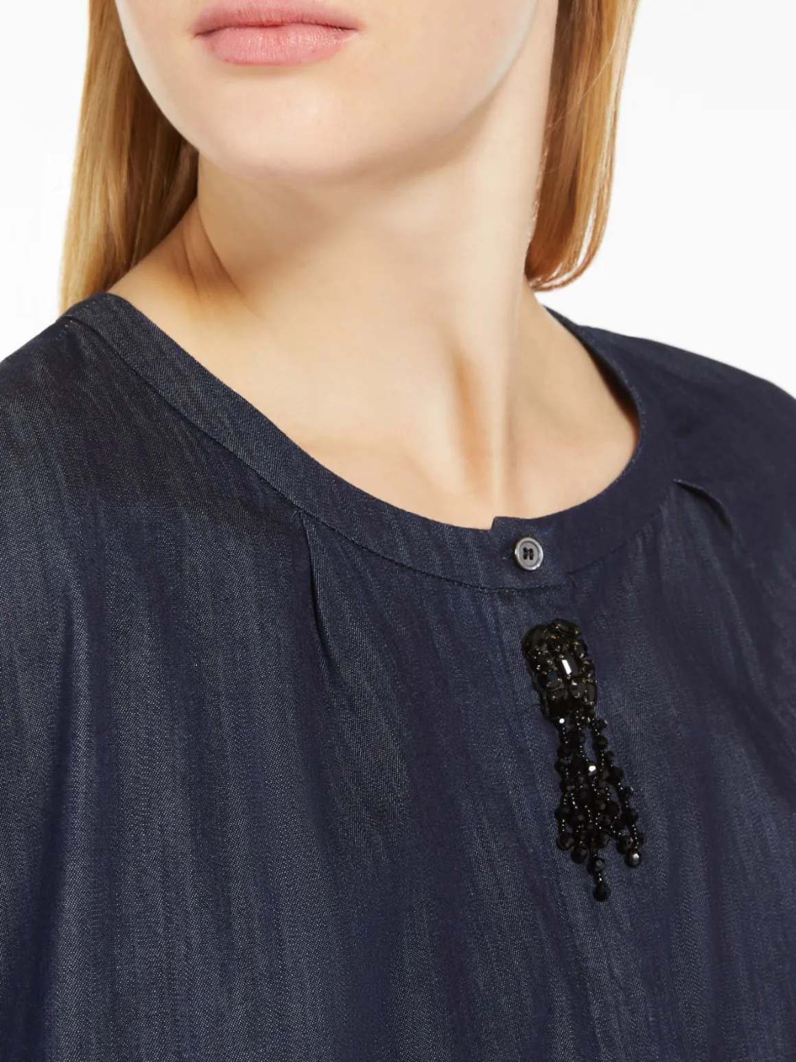 Abito corto in denim leggero