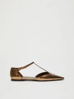Ballerina in pelle laminata