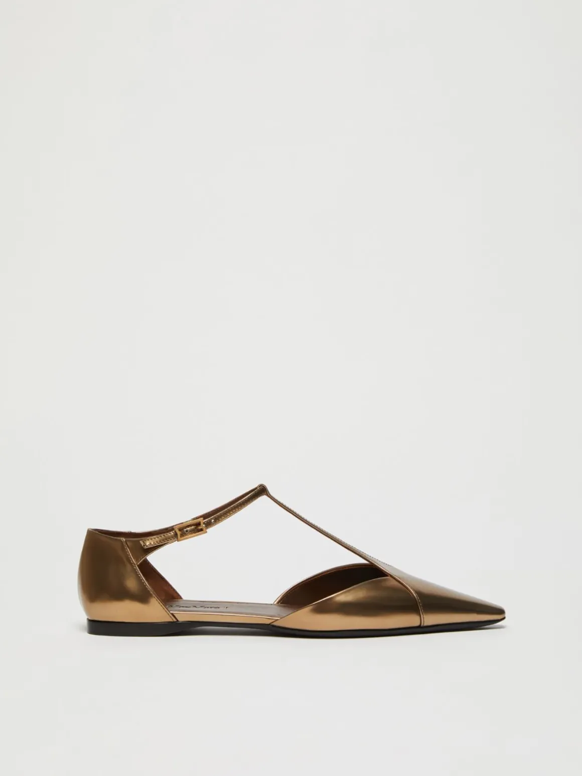 Ballerina in pelle laminata