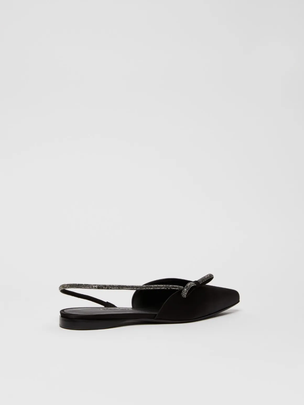 Ballerine slingback in raso