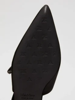 Ballerine slingback in raso