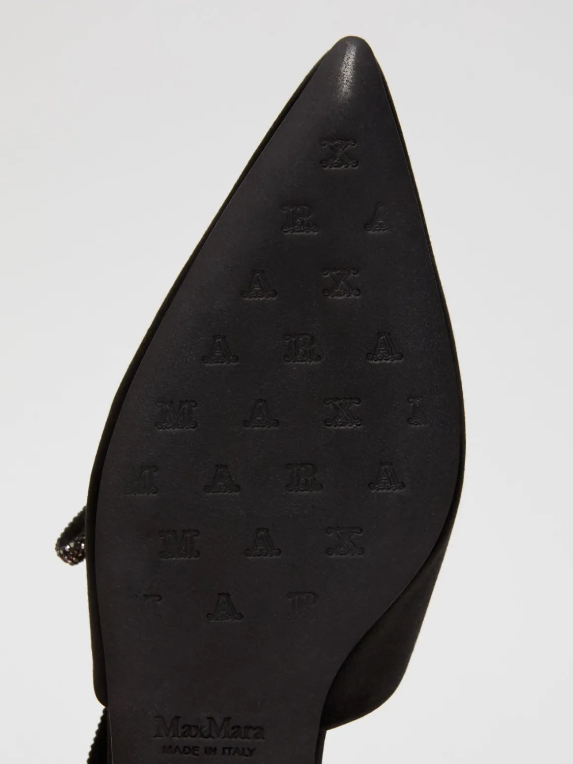 Ballerine slingback in raso
