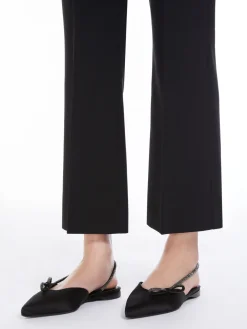 Ballerine slingback in raso