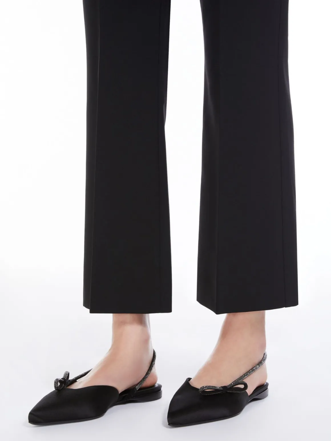 Ballerine slingback in raso