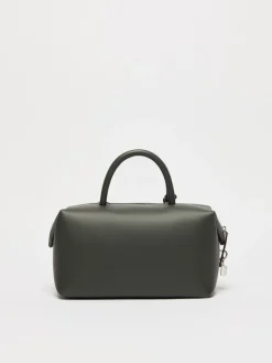 Bauletto in pelle lucida