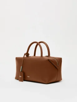 Bauletto in pelle lucida