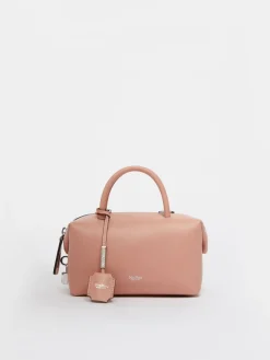 Bauletto piccolo in pelle naturale