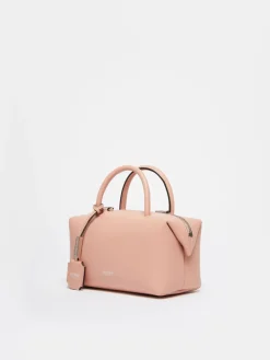 Bauletto piccolo in pelle naturale