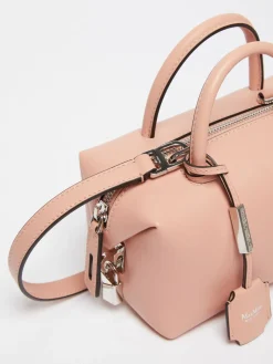 Bauletto piccolo in pelle naturale