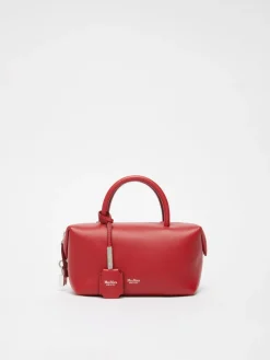Bauletto piccolo in pelle naturale