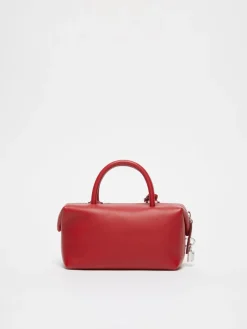 Bauletto piccolo in pelle naturale