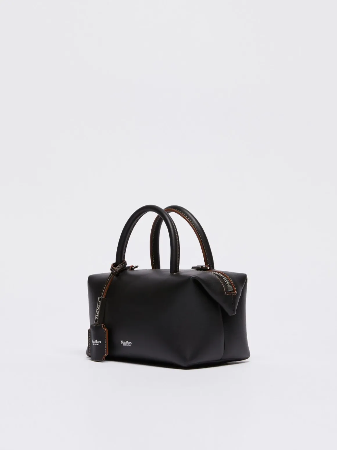 Bauletto piccolo in pelle lucida