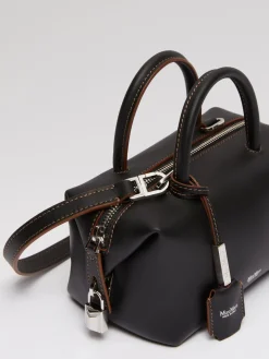 Bauletto piccolo in pelle lucida