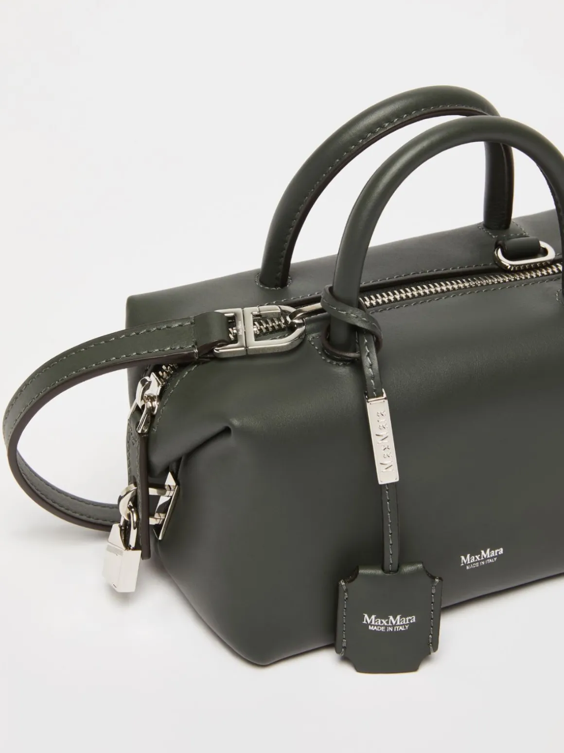 Bauletto piccolo in pelle lucida