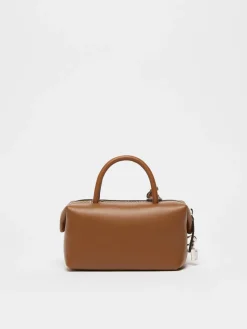 Bauletto piccolo in pelle lucida