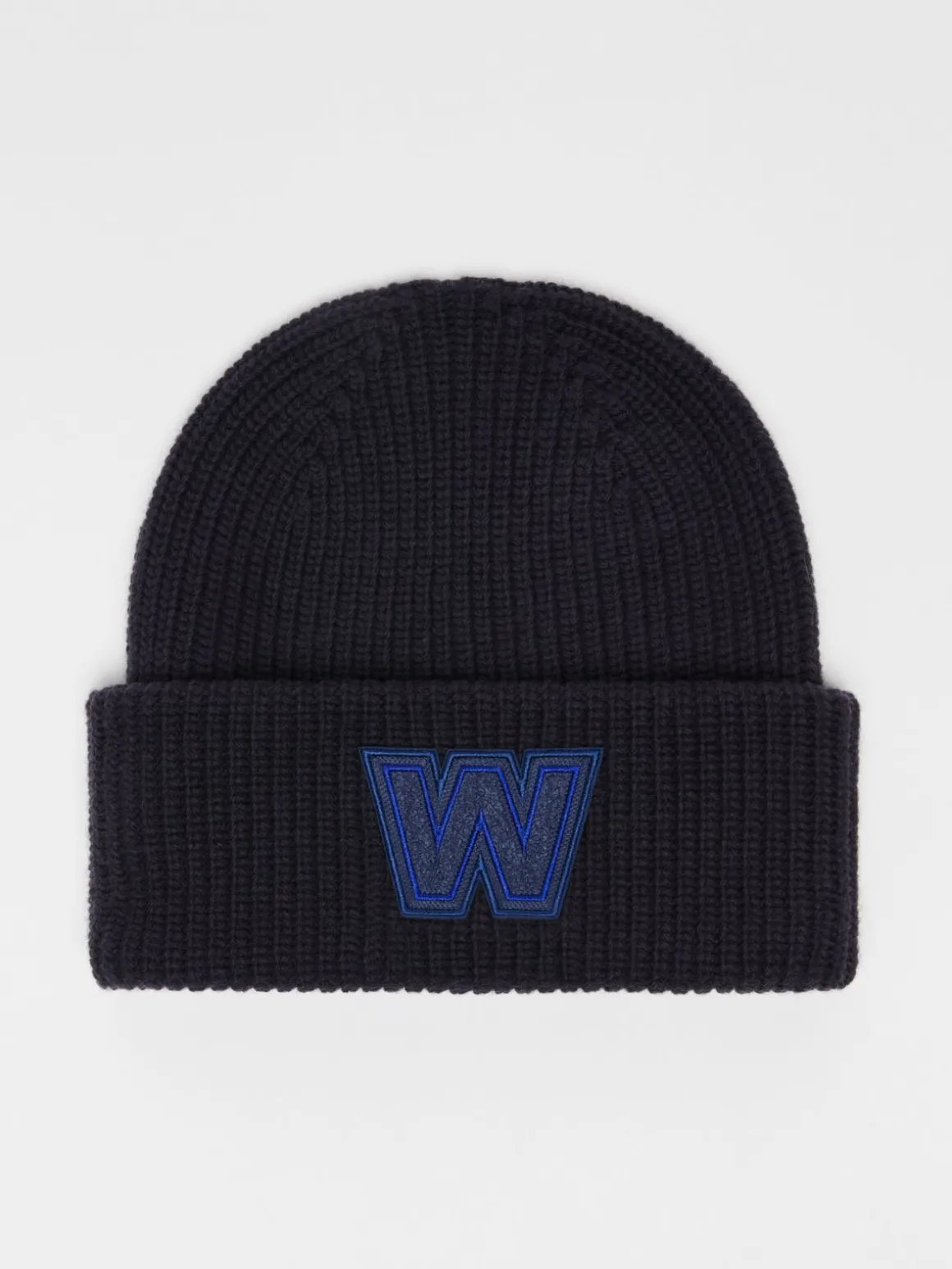 Beanie in lana con logo