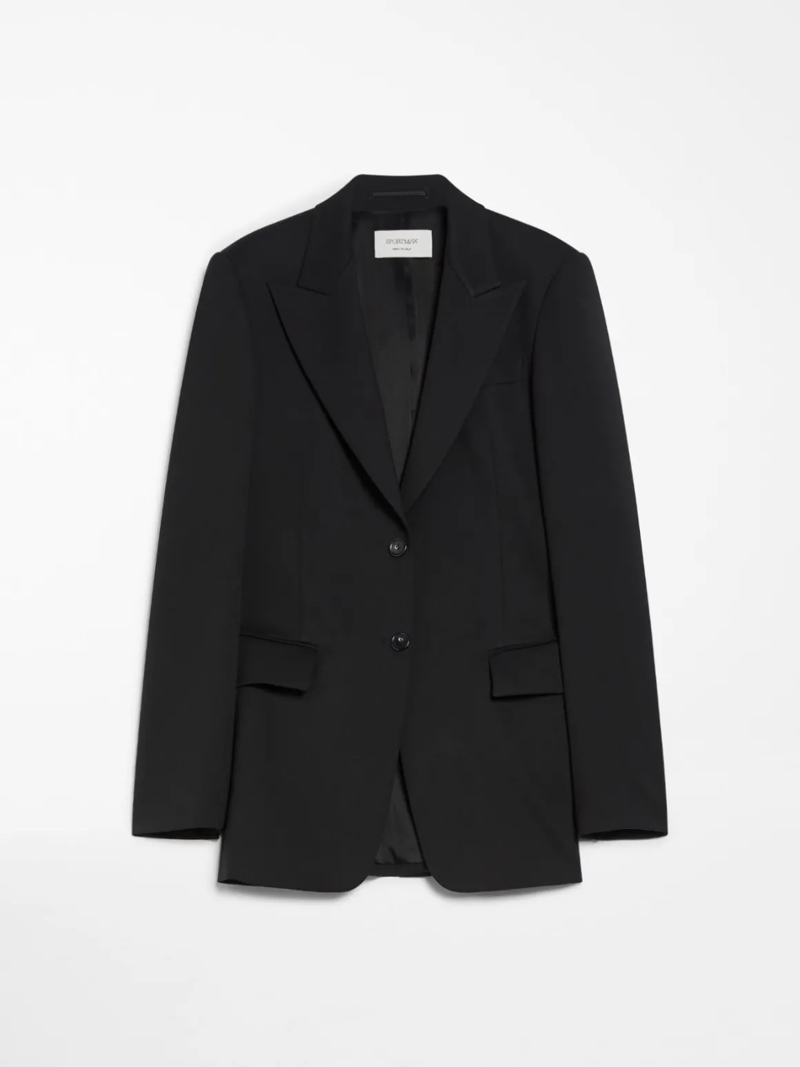 Blazer aderente in lana stretch