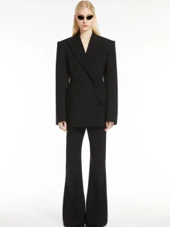 Blazer doppio petto in lana stretch - KLEPSYDRA CAPSULE