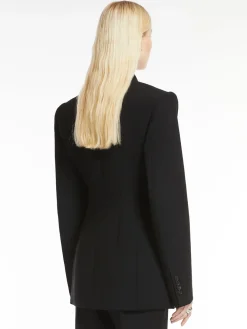 Blazer doppio petto in lana stretch - KLEPSYDRA CAPSULE