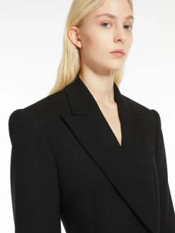 Blazer doppio petto in lana stretch - KLEPSYDRA CAPSULE