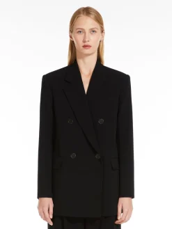 Blazer doppiopetto in cady