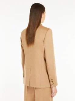 Blazer doppiopetto in cammello