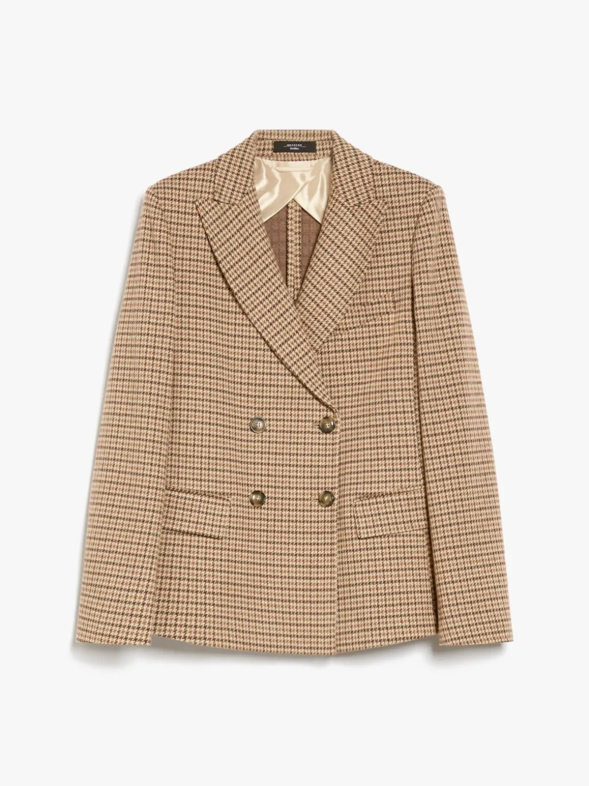 Blazer doppiopetto in jersey jacquard