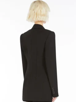Blazer doppiopetto in lana stretch