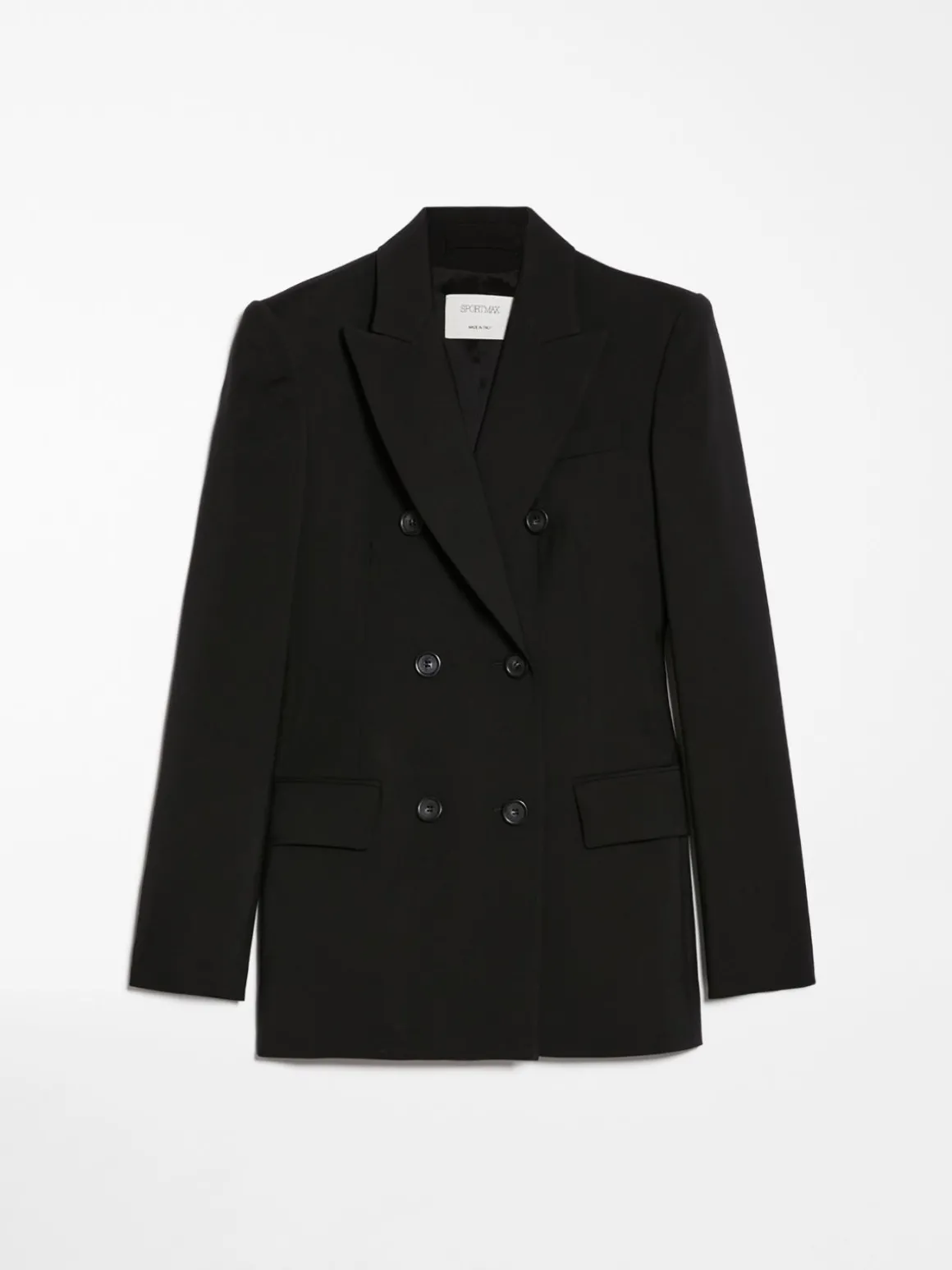 Blazer doppiopetto in lana stretch