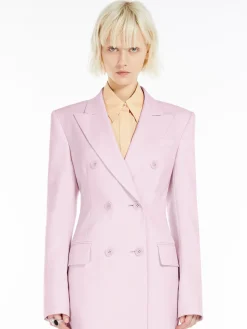 Blazer doppiopetto in lana stretch