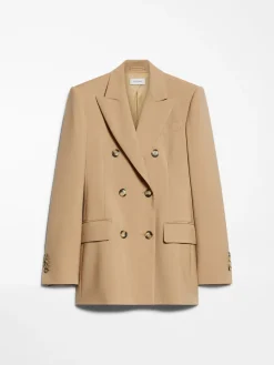 Blazer doppiopetto in lana stretch