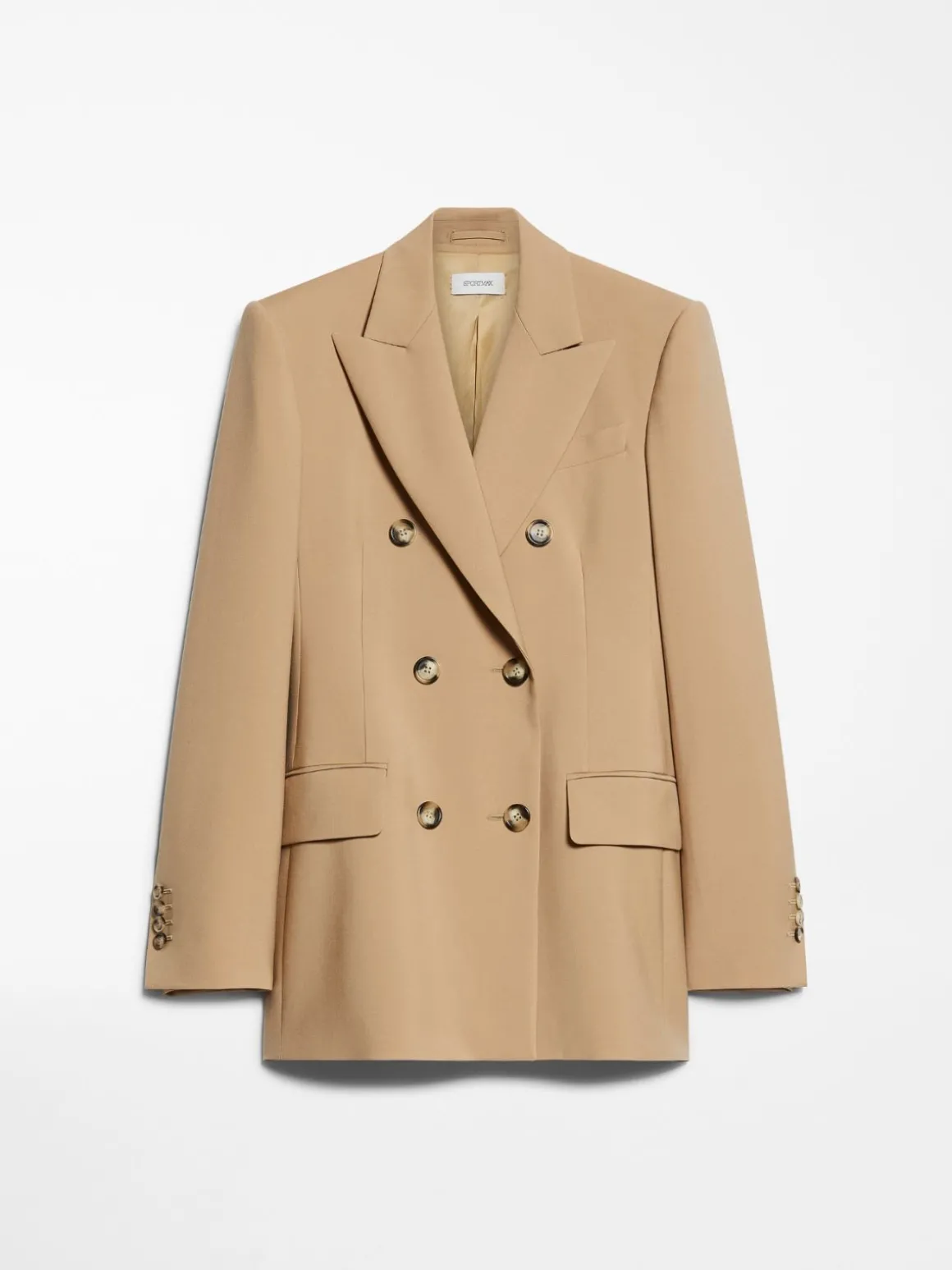 Blazer doppiopetto in lana stretch