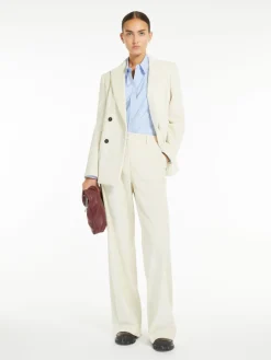 Blazer doppiopetto in velluto