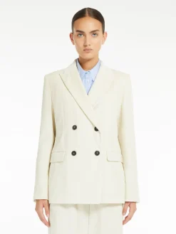 Blazer doppiopetto in velluto