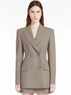 Blazer in gabardina stretch
