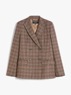 Blazer in lana disegnata