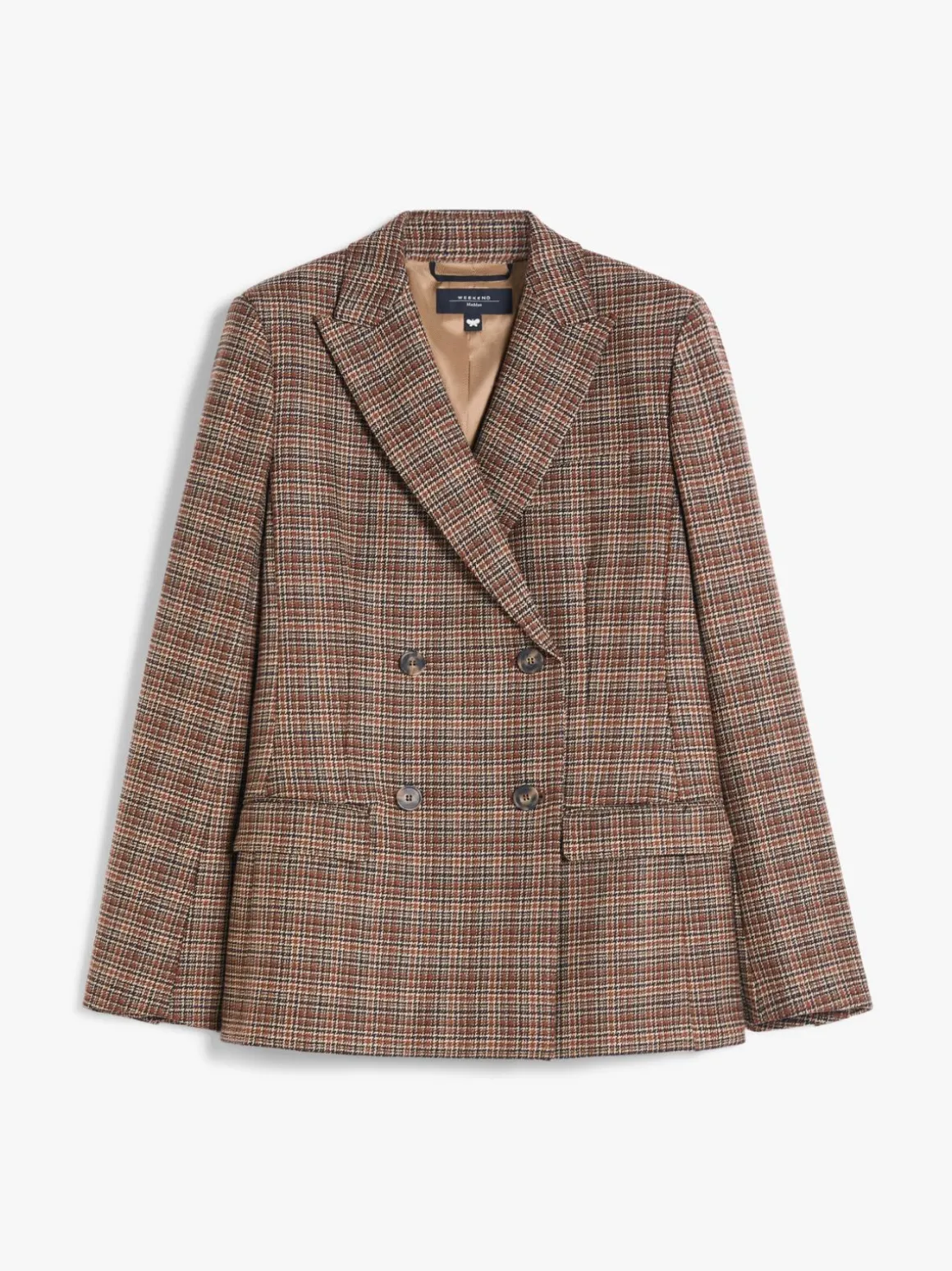 Blazer in lana disegnata