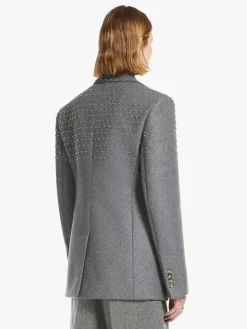 Blazer monopetto con stud