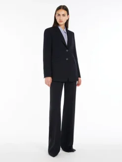 Blazer monopetto in cady