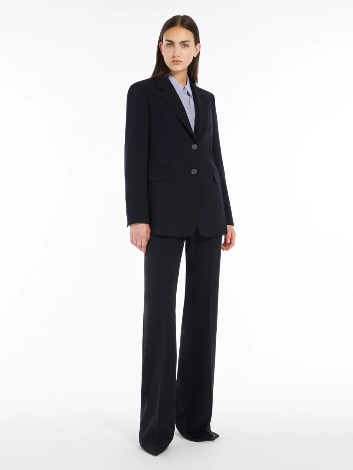 Blazer monopetto in cady