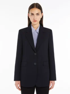 Blazer monopetto in cady