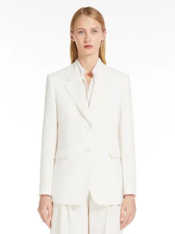 Blazer monopetto in cady