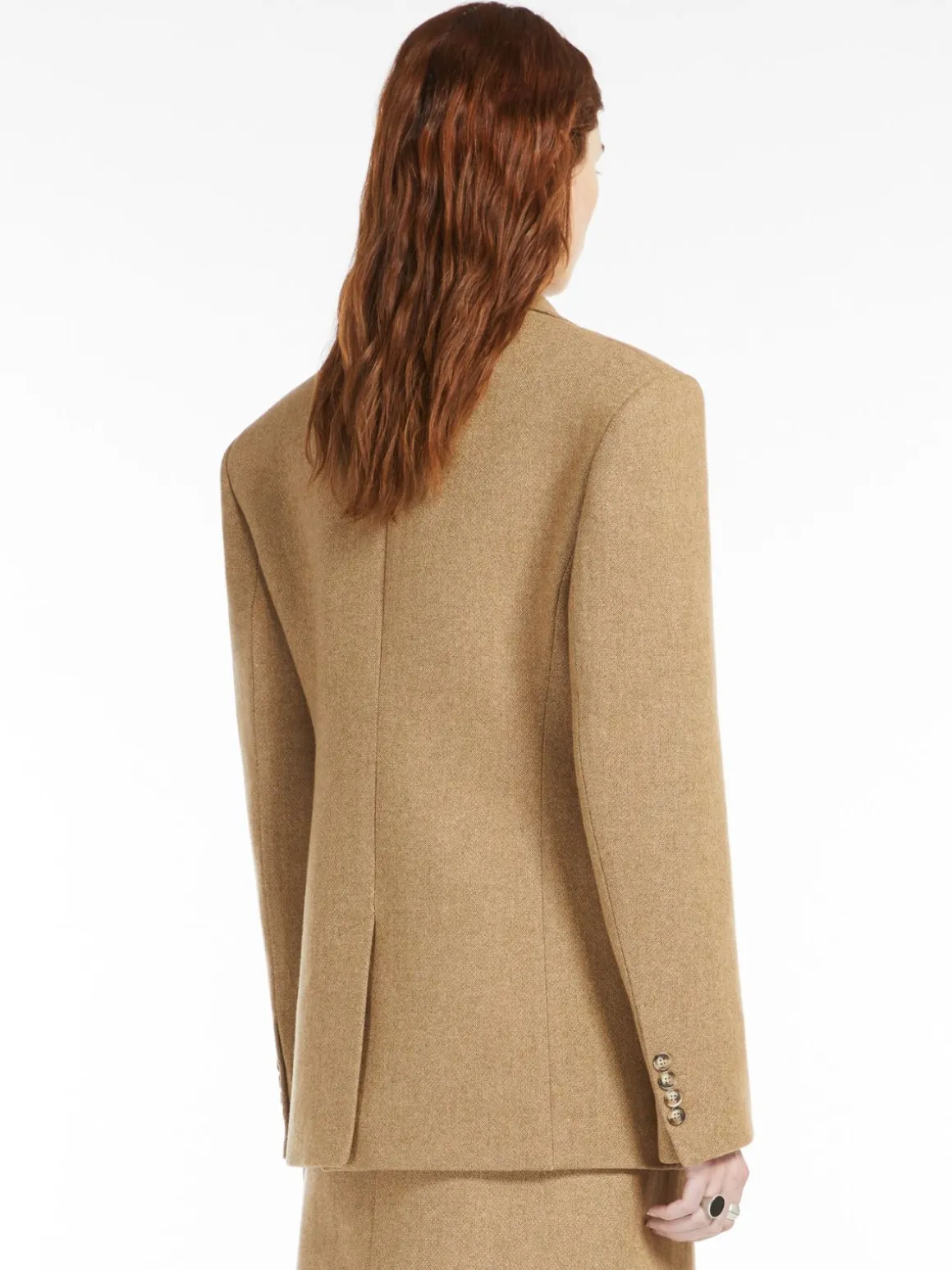 Blazer monopetto in tweed