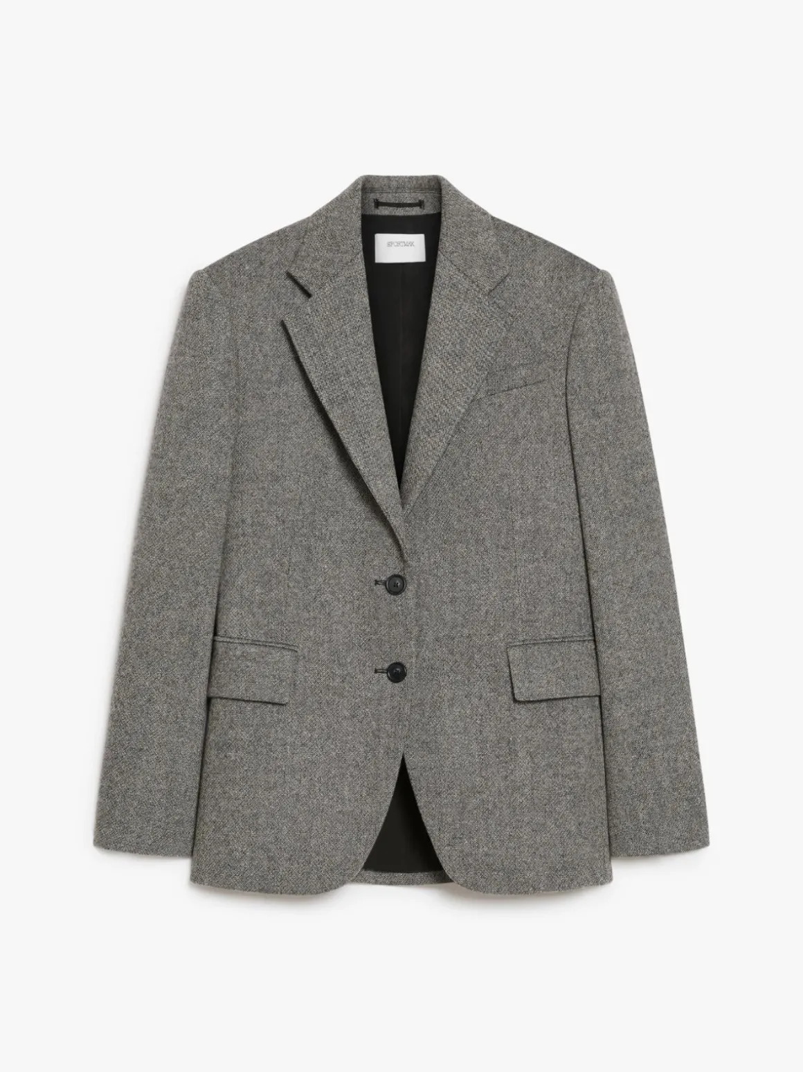 Blazer monopetto in tweed