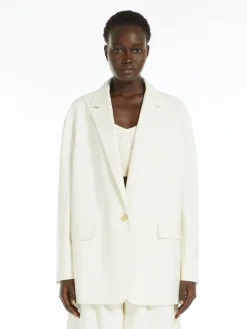 Blazer over in tela di cotone