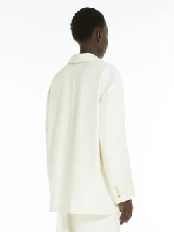 Blazer over in tela di cotone